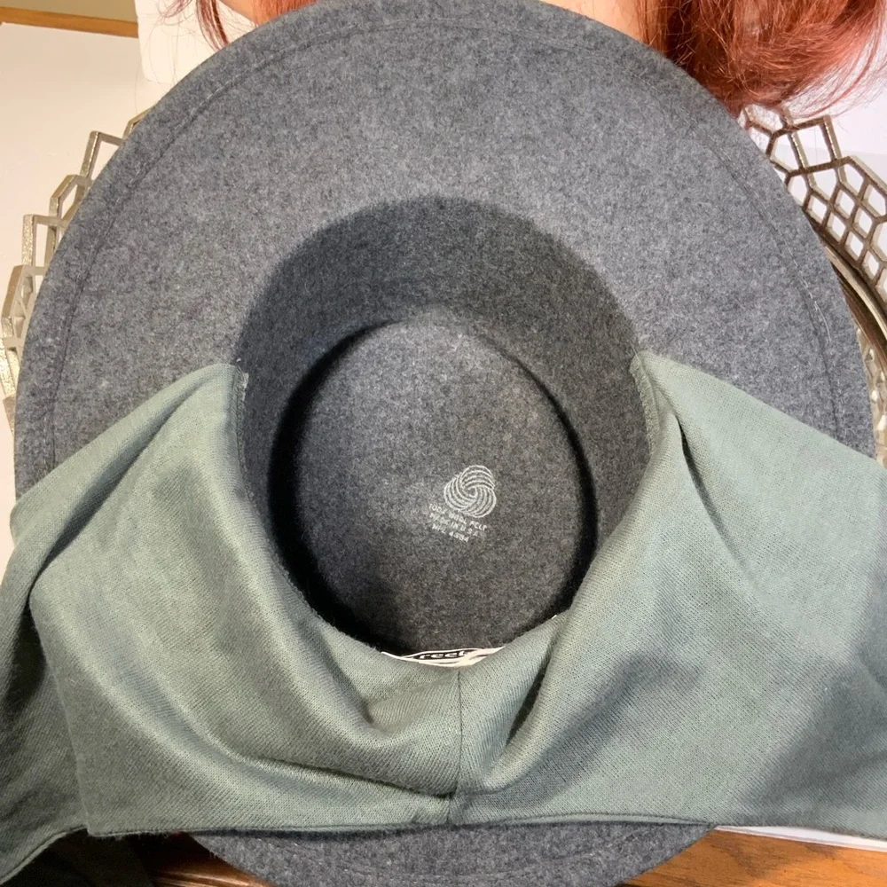 SOLD Vintage Street Smart Betmar Gray Wool Cowgirl Fedora Boater Bolero #B3 - Picture 6 of 9